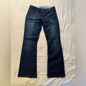 GAP 1969 Women's Deep Indigo 1 sexy boot cut low rise Jeans size 6/28”